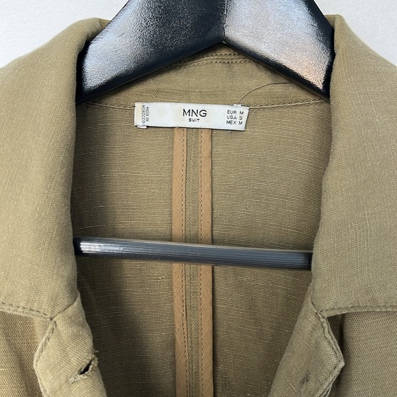 Mango Linen Blend Jacket - Picture 3 of 3